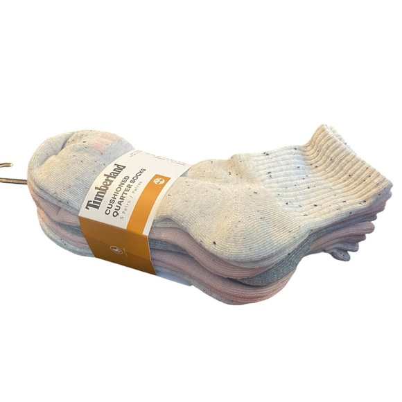 Timberland Cushioned Quarter 5 Pair Socks - Picture 4 of 8